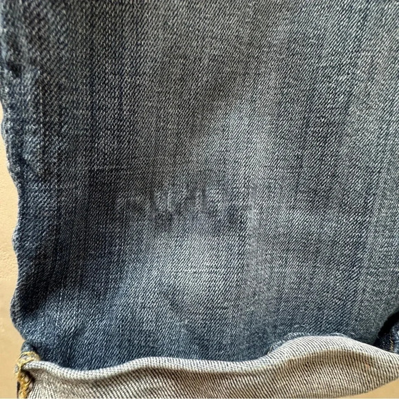 Lane Bryant || Women’s Stretch Bermuda Shorts Cuffed Dark Denim Size - Picture 4 of 7